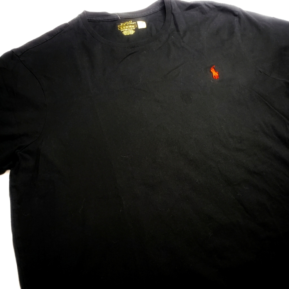 Polo Ralph Lauren Sscnm2 Short Sleeve T Shirt. Custom Slim Fit. Size XL